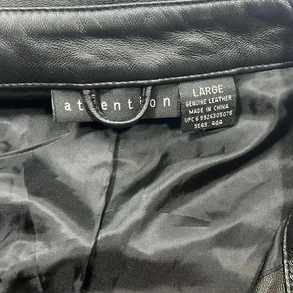 Attention leather jacket L - Picture 6 of 16